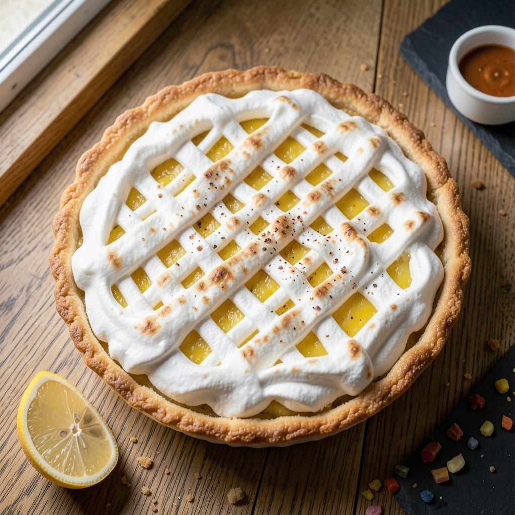 10-Inch Lemon Meringue Pie Recipe: Zesty Tart Base With Cloud-Like Meringue