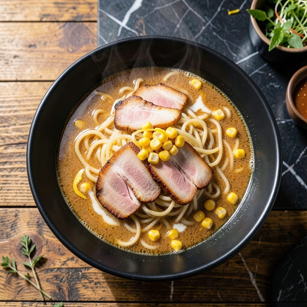 Hokkaido Ramen Recipe: Rich Miso Broth With Corn and Butter