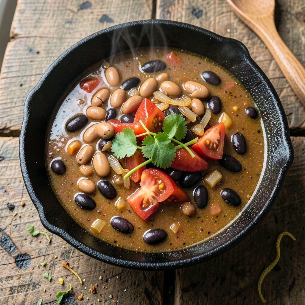 3 Bean Chilli Soup Recipe: Hearty Spiced Stew With Three Textures