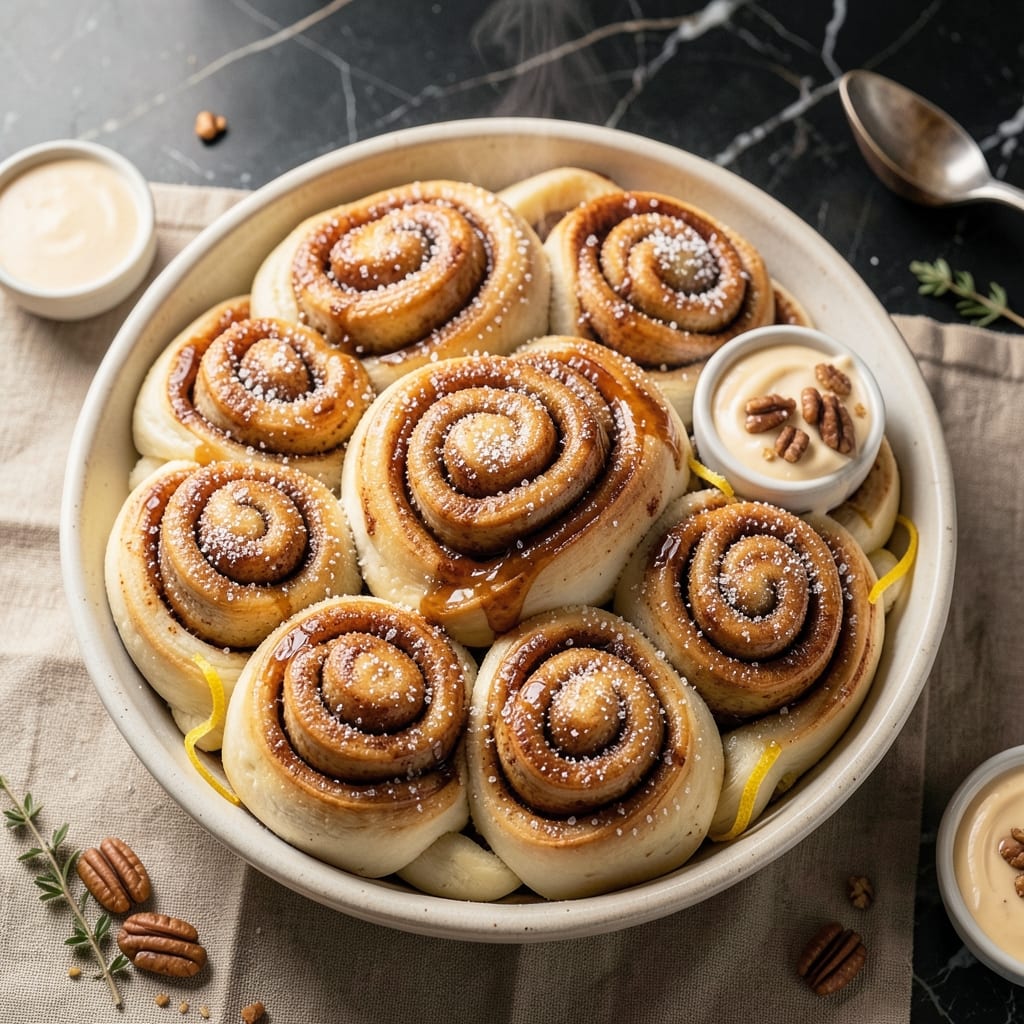 3LB Cinnamon Roll Recipe: Buttery Swirls and Cream Cheese Frosting Rivers