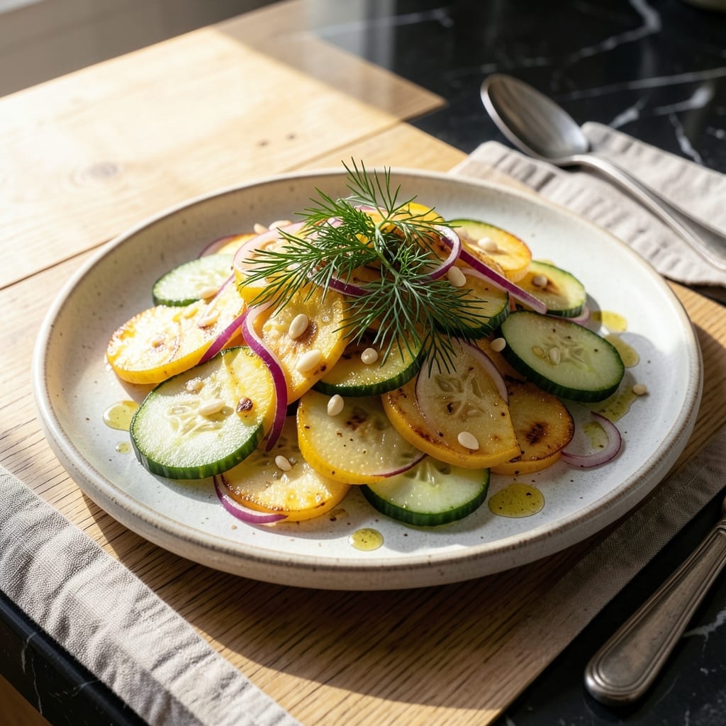 Cucumber Squash Recipe: Summer Garden Medley With Herbed Finish