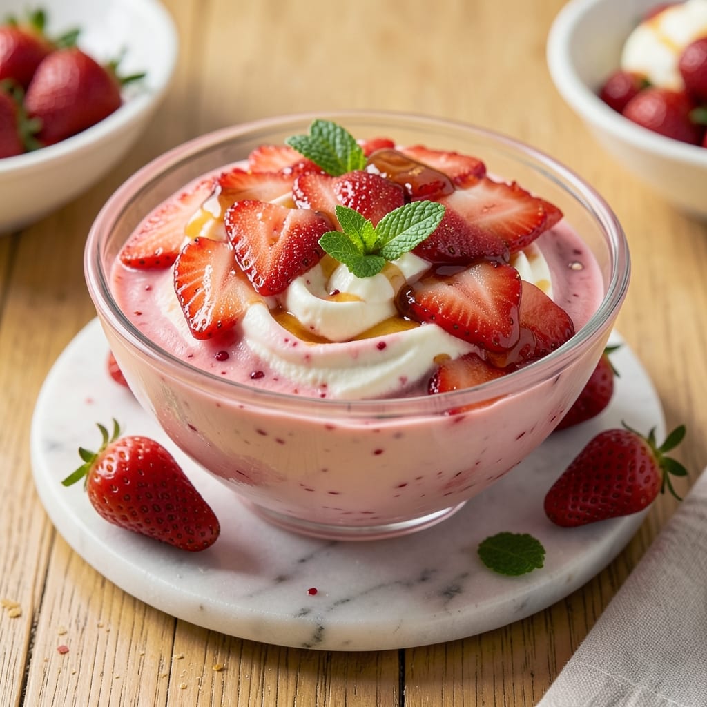 4 Quart Homemade Strawberry Ice Cream Recipe: Ultra Creamy Swirls in 10 Minutes