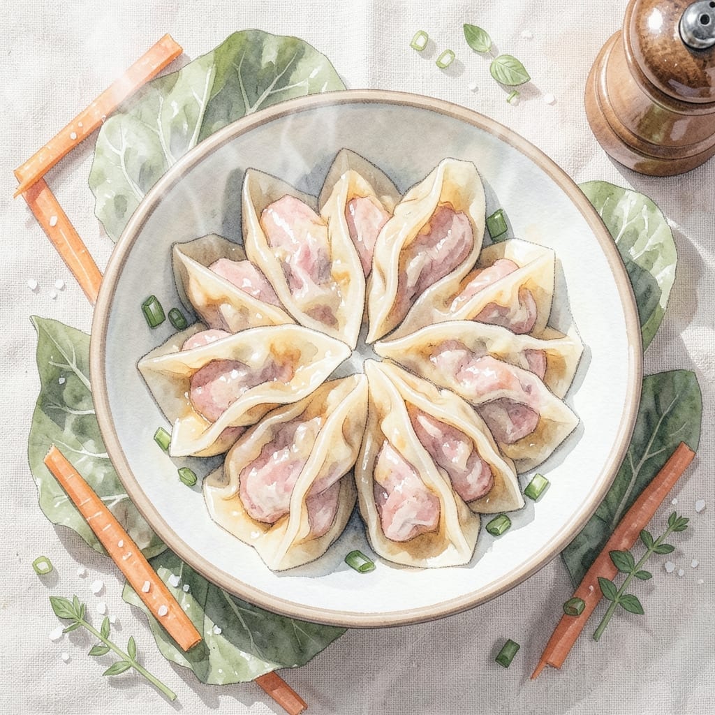 Mandu Recipe Pork: Korean Dumplings With Savory Pork and Vegetable Filling