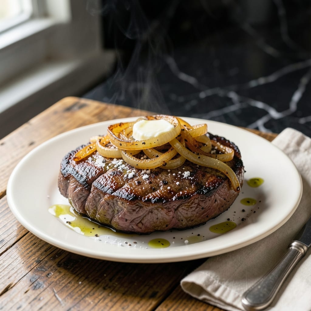 Luby's Chopped Steak Recipe: Homestyle Tenderness With Onion Gravy
