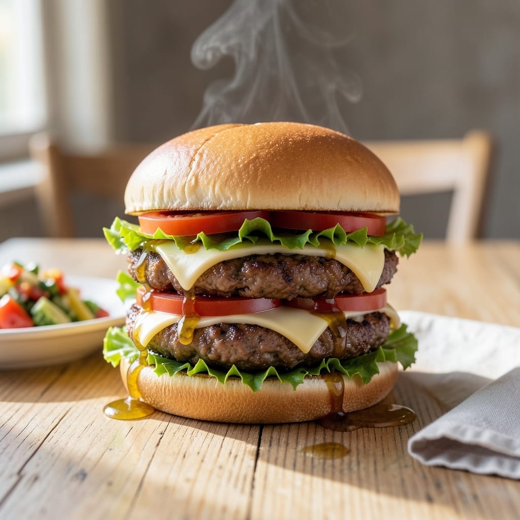 Deep Fried Burger Recipe: Crispy Crust With Juicy Beef Layers