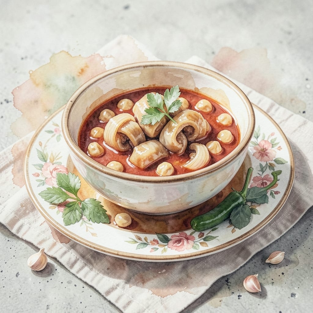 Callos Recipe Filipino Food: Stewed Tripe and Beans in Rich Tomato Sauce