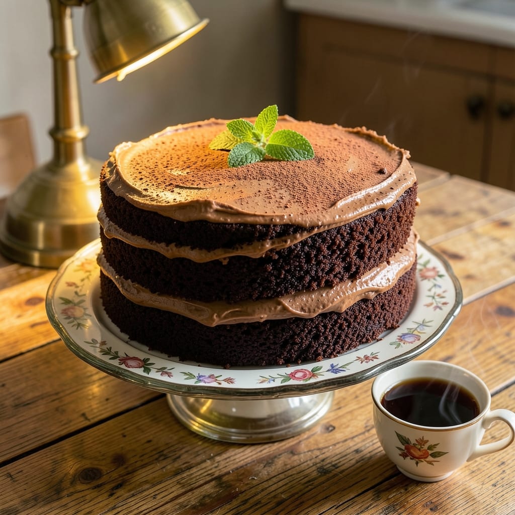 1940's Chocolate Cake Recipe: Nostalgic Moistness With Buttery Frosting Rivers