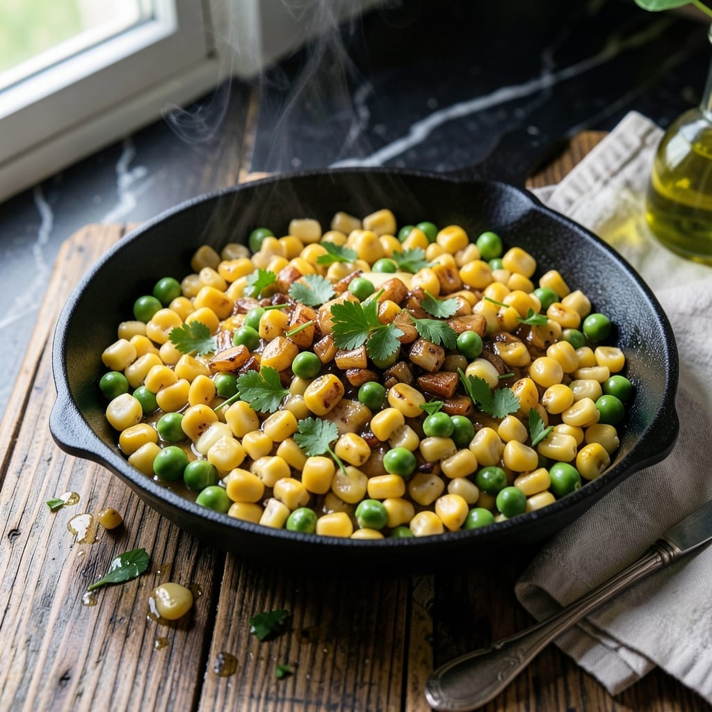 Corn and Peas Recipe: Sweet and Vibrant Side Dish