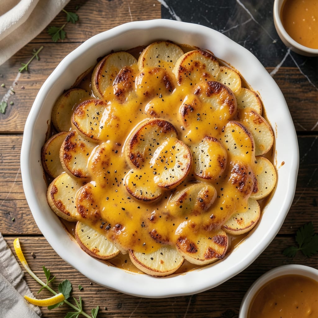 Stouffer's Cheddar Potato Bake Copycat Recipe: Cheesy Layers of Homestyle Indulgence