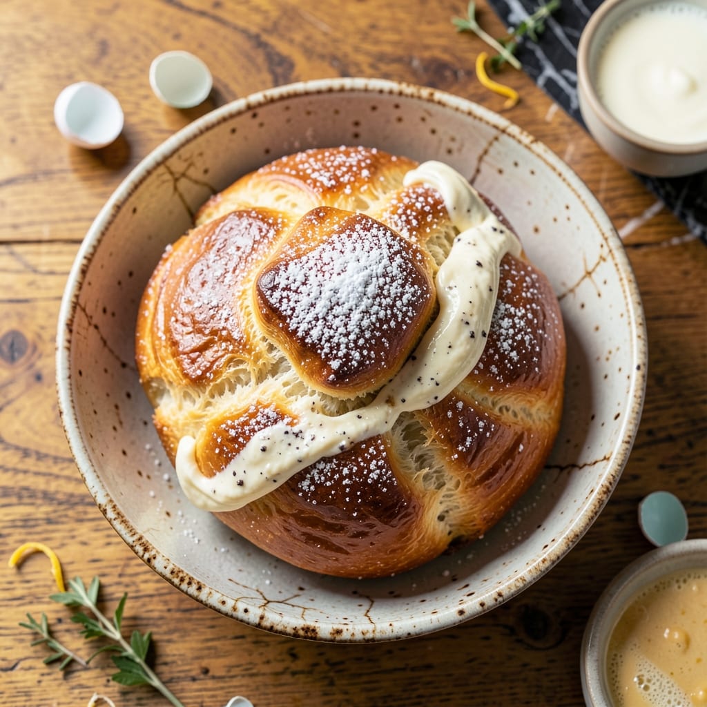 Vanilla Cream Brioche Bread Recipe: Buttery Layers with Sweet Vanilla Depth