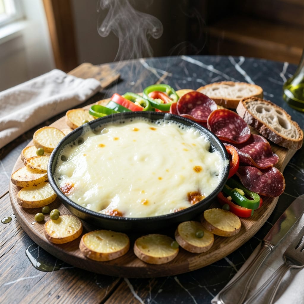 Raclette Grill Recipe: Melted Cheese and Charred Veggies Al Fresco