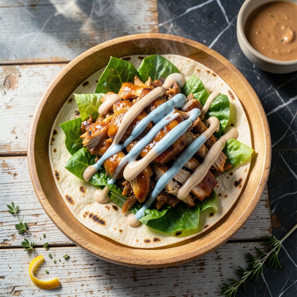 Tropical Smoothie Buffalo Chicken Wrap Recipe: Sweet Heat in a Portable Bite Tropical Smoothie Buffalo Chicken Wrap Recipe: Sweet Heat in a Portable Bite