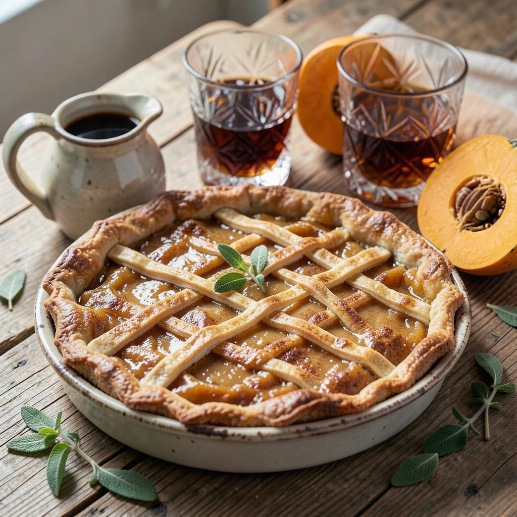 1700s Pumpkin Pie Recipe: Spiced Rum Infusion and Crusty Perfection