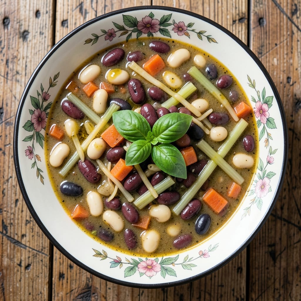 3 Bean Minestrone Soup Recipe: Hearty Vegetable-Packed Comfort in One Pot