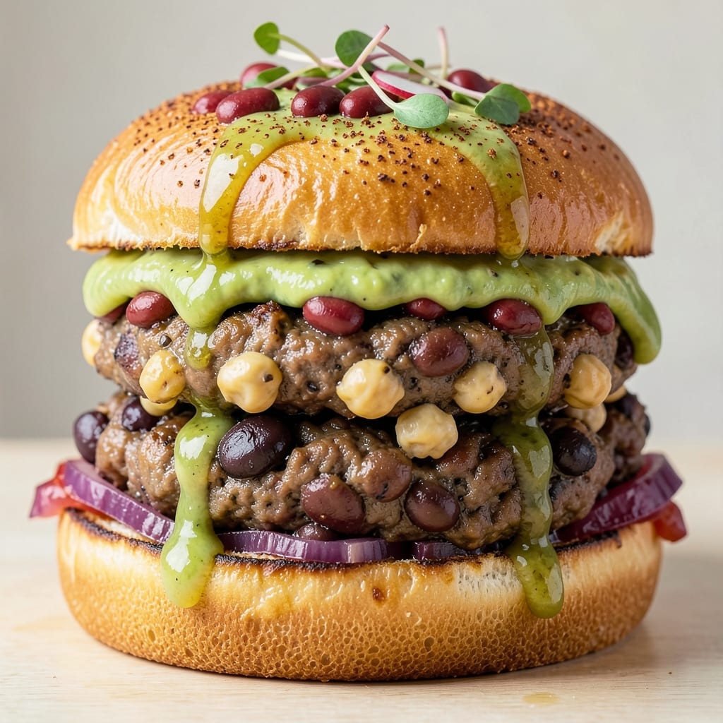 3 Bean Burgers Recipe: High-Protein Veggie Patties With No Binders