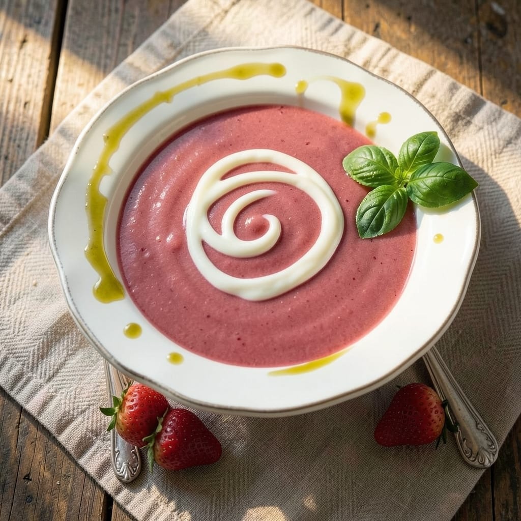 1900 Park Fare Strawberry Soup Recipe: Chilled Elegance With Fresh Basil Swirls 1900 Park Fare Strawberry Soup Recipe: Chilled Elegance With Fresh Basil Swirls