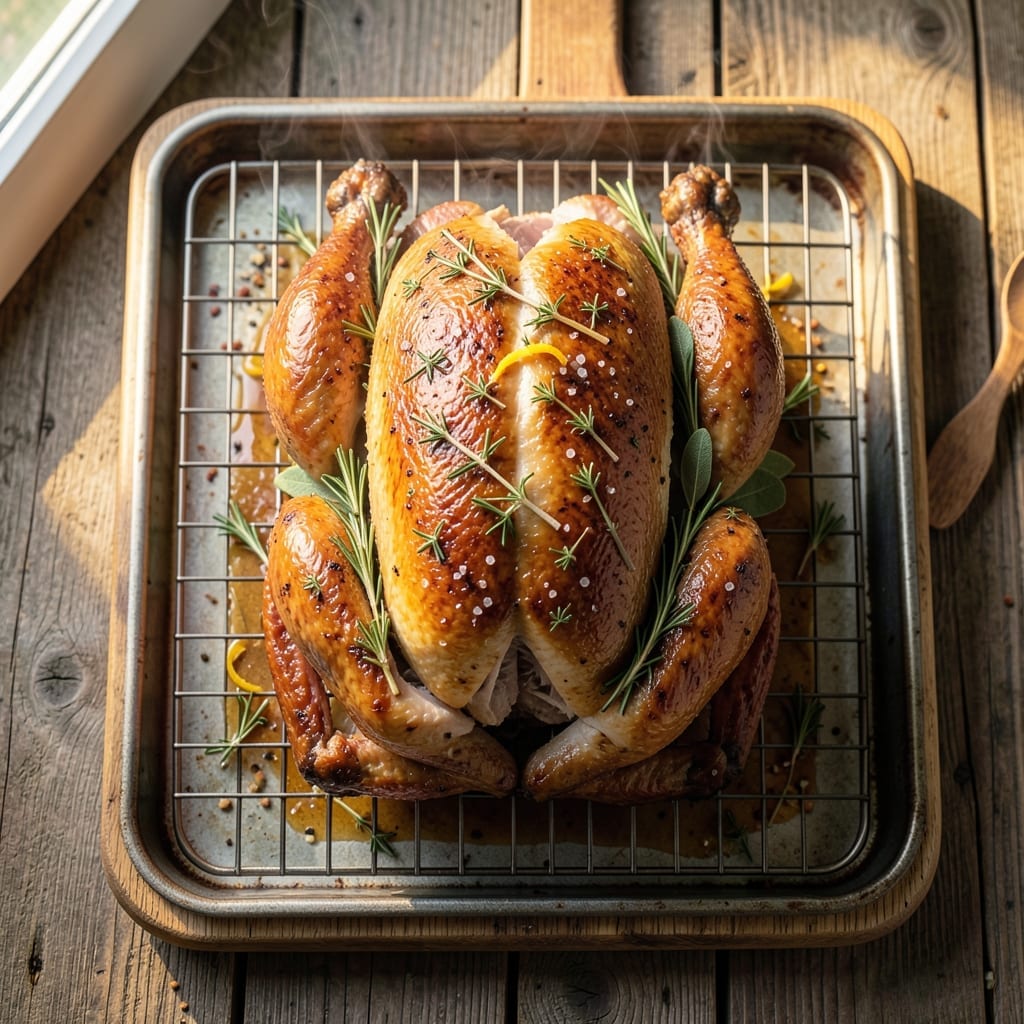 12 Lb Oven Turkey Recipe: Golden Skin and Juicy Pink Center Guaranteed