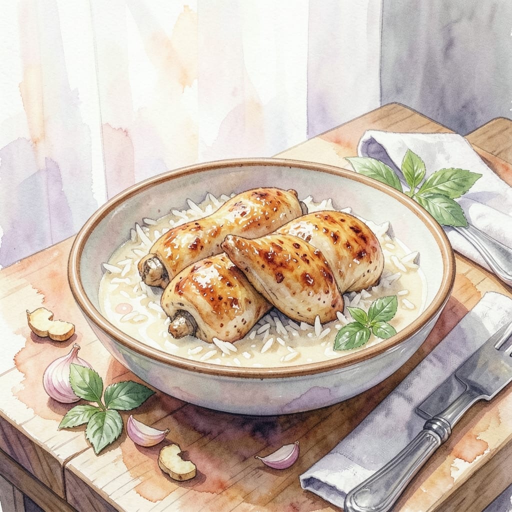 Roasted Chicken Rice Recipe Malaysia: Fragrant One-Pot Meal With Coconut Milk