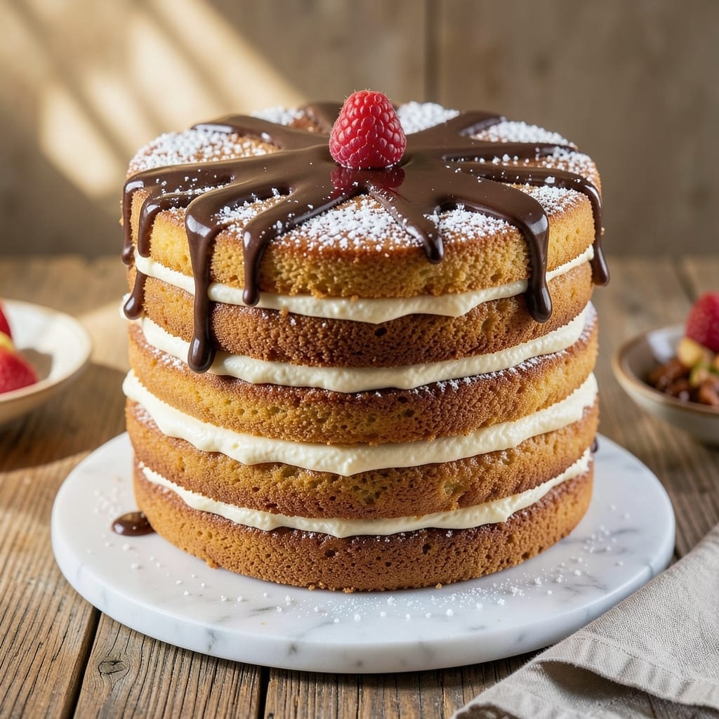 3 Layer Butter Cake Recipe: Velvety Moisture With Vanilla Buttercream Rivers