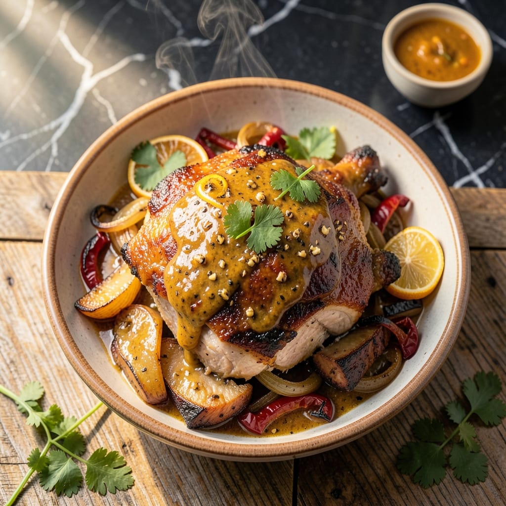 Puerto Rican BBQ Recipe Lechon: Slow-Roasted Pork with Crispy Skin