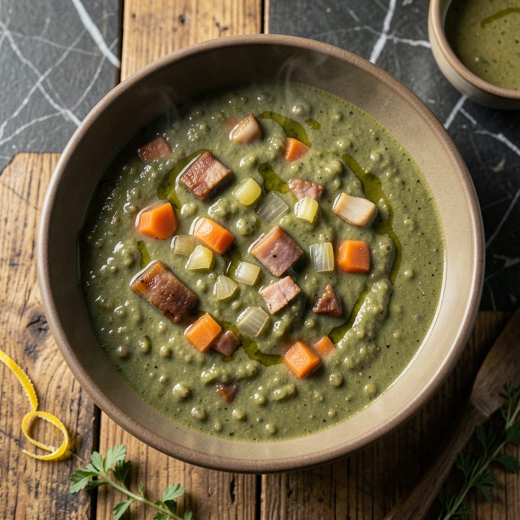 Hurst Split Pea Soup Recipe: Rustic Comfort With Smoked Ham Depth
