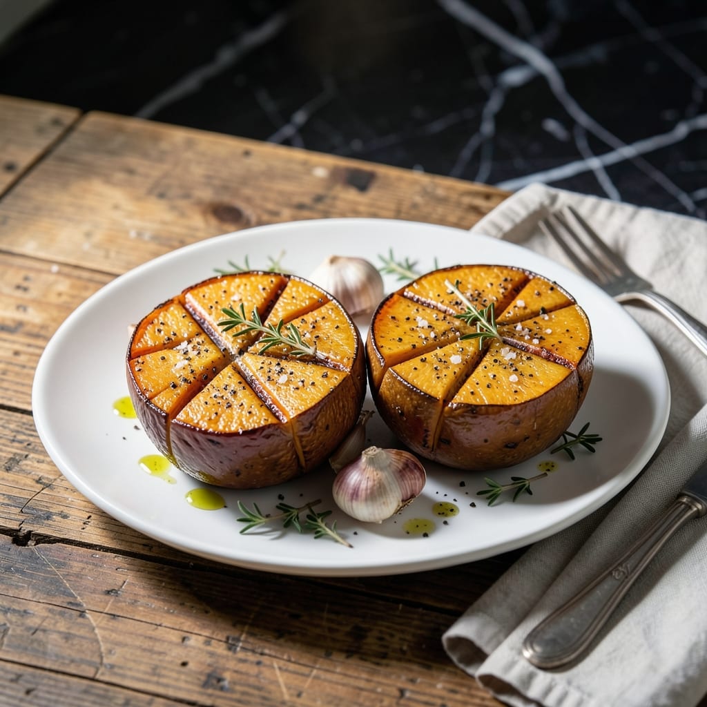 Round Squash Recipe: Roasted Caramelized Sweetness