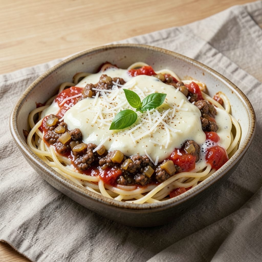 3 Sauce Baked Spaghetti Recipe: Triple-Layered Comfort in One Pan