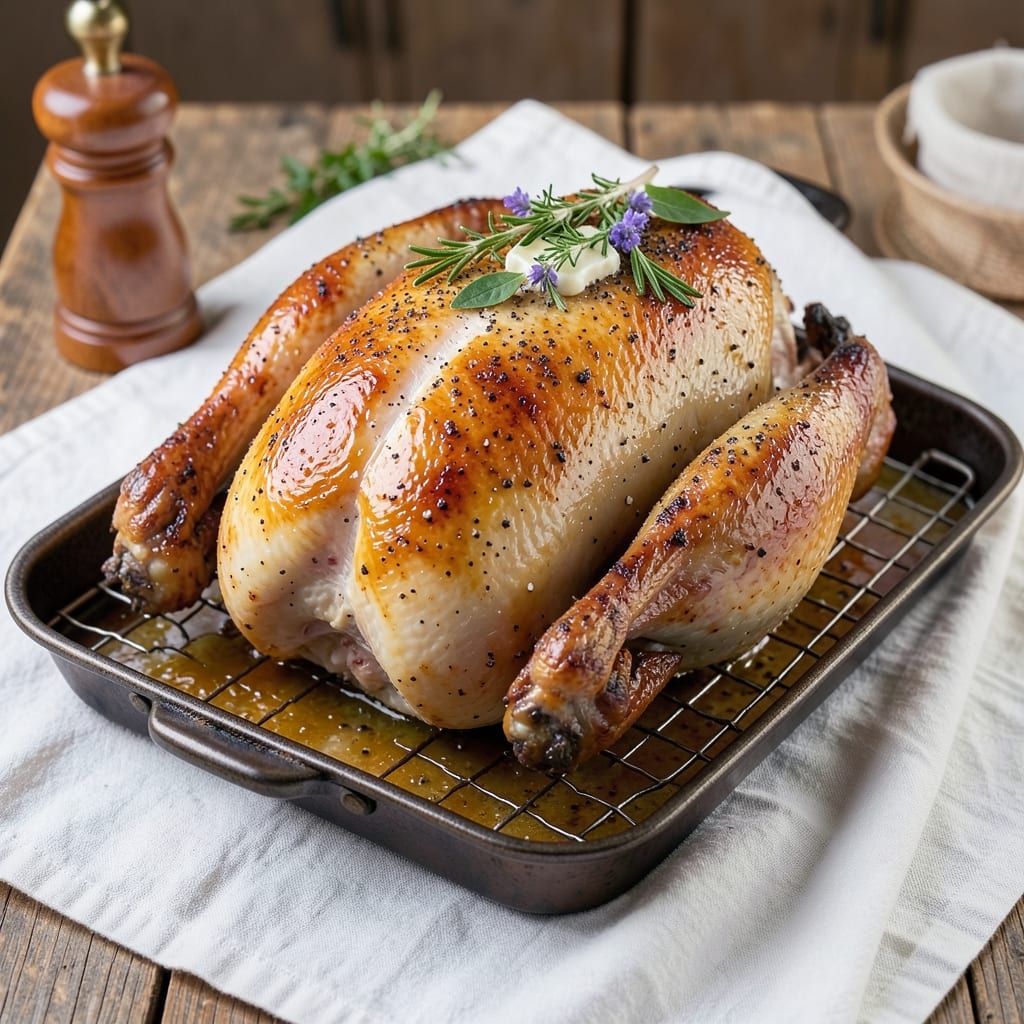 21-Pound Turkey Recipe: Juicy Golden Brown Masterpiece for Holiday Feasts
