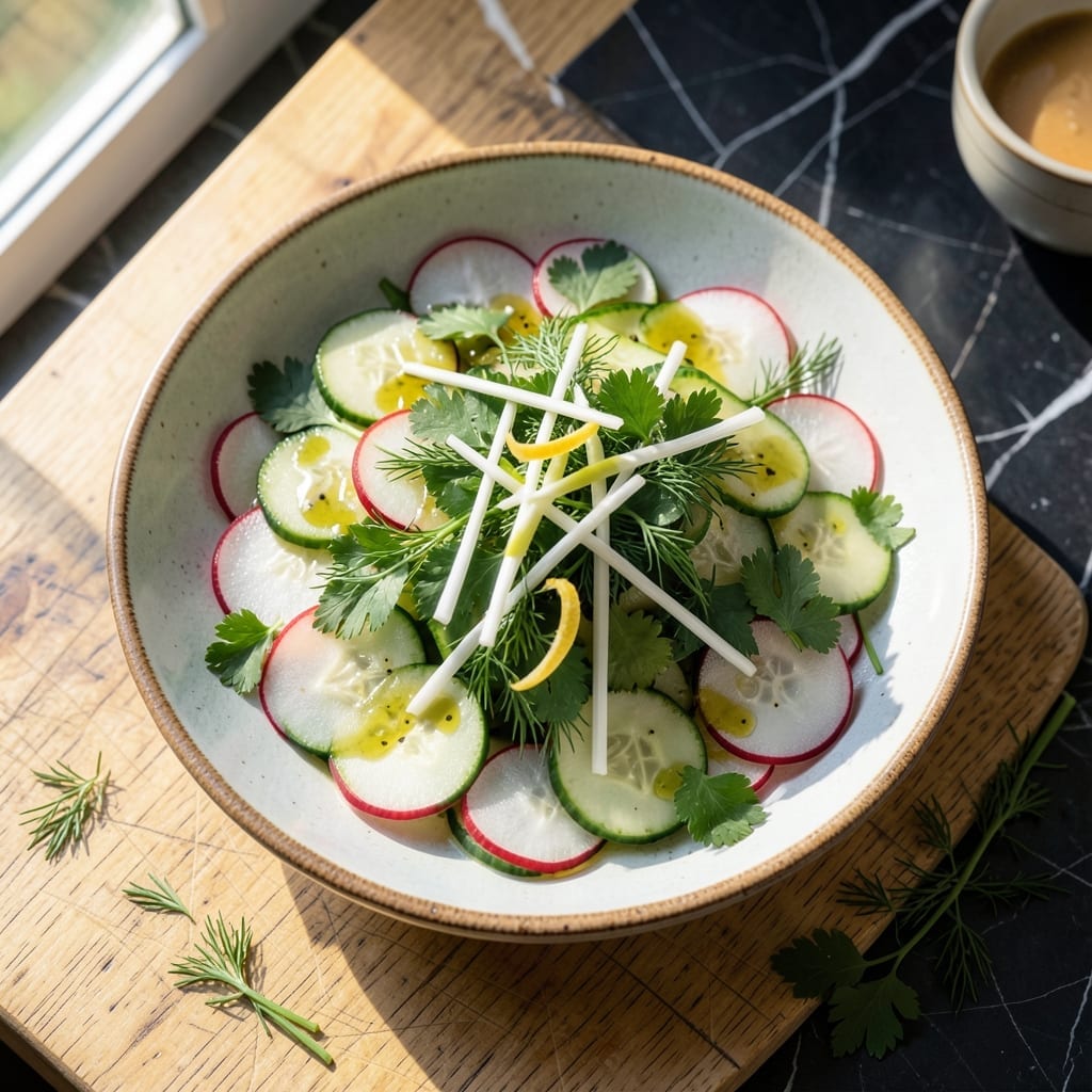 Passover Salad Recipe: Fresh Herbs and Crisp Veggies for the Seder Table