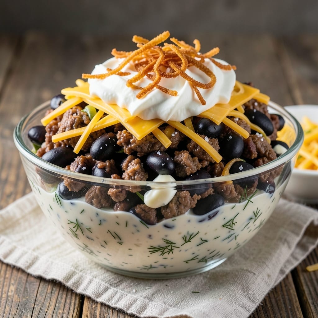 24 Hour 7 Layer Salad Recipe: No-Wait Flavor Tower With Crunchy Toppers