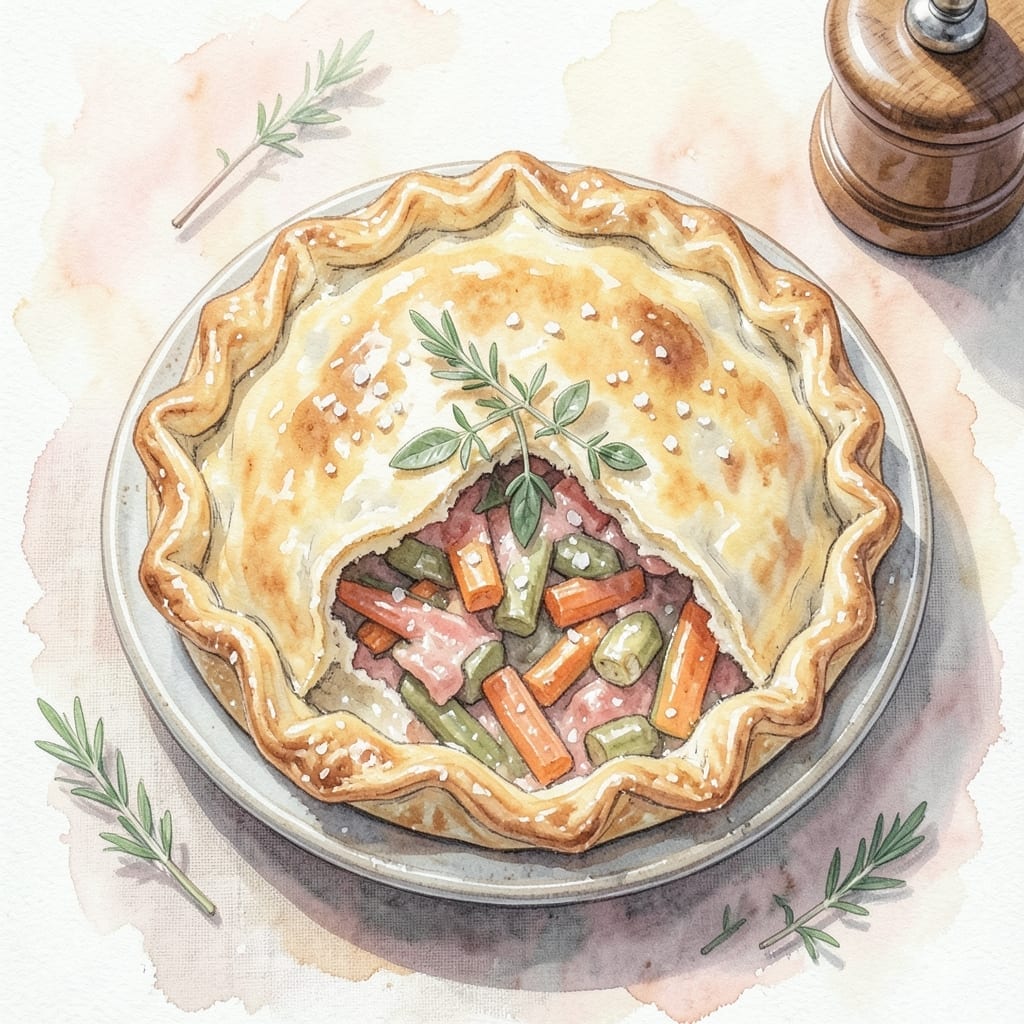 Vegetable Pot Pie Recipe From Scratch: Flaky Crust with Garden-Fresh Filling
