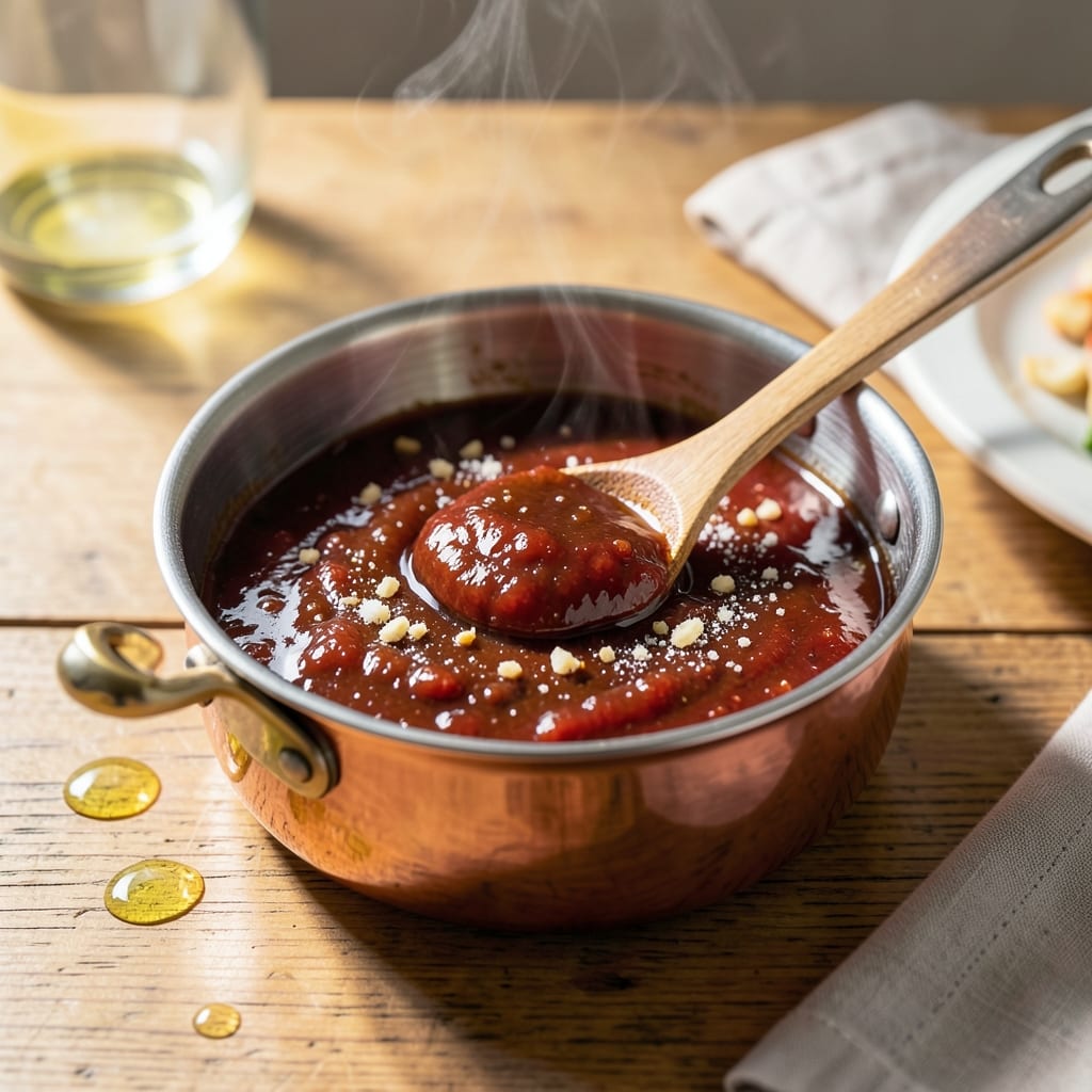 Japanese Hamburger Steak Sauce Recipe: Umami-Rich Drizzle for Tonkatsu
