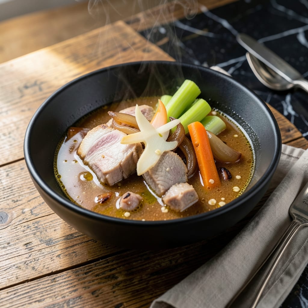 Asian Pork Broth Recipe: Umami-Rich Simmered Depth