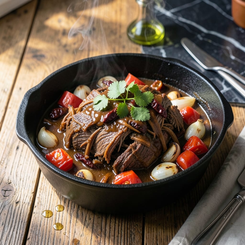 Dutch Oven Barbacoa Recipe: Slow-Cooked Adobo-Rich Beef