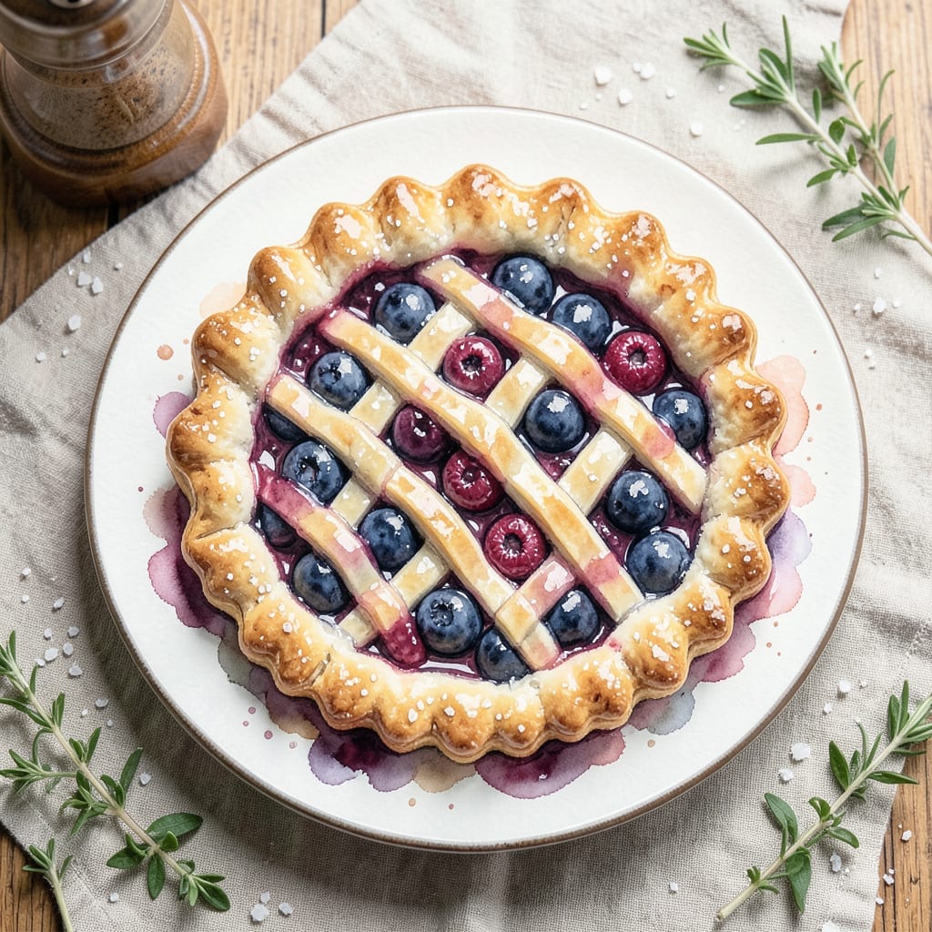 Blueberry Pie Recipe Ina Garten: Buttery Crust With Bursting Berry Filling