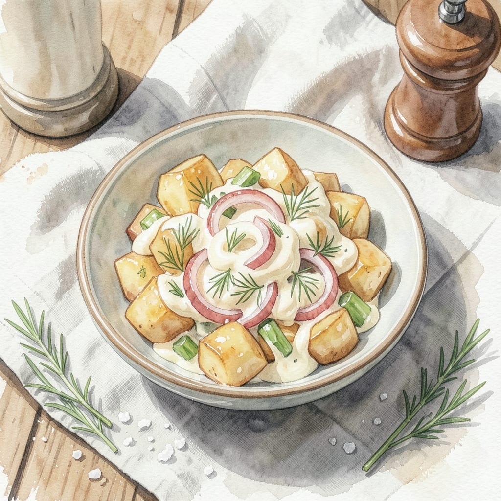 New Potato Salad Recipe Mayonnaise: Creamy Dill and Chive Classic New Potato Salad Recipe Mayonnaise: Creamy Dill and Chive Classic