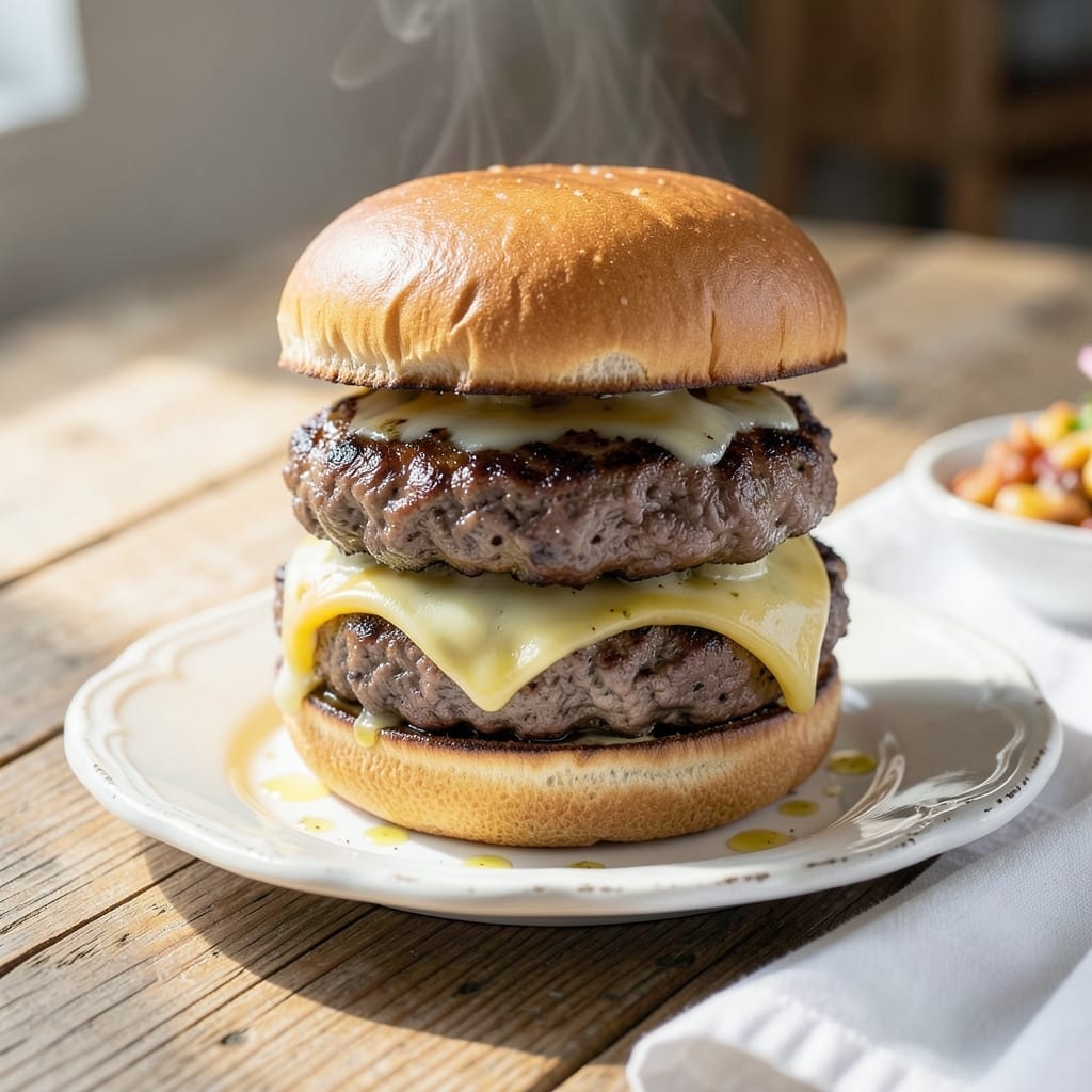 Hardee's Frisco Burger Recipe: Buttery Griddle-Smashed Beef and Cheese