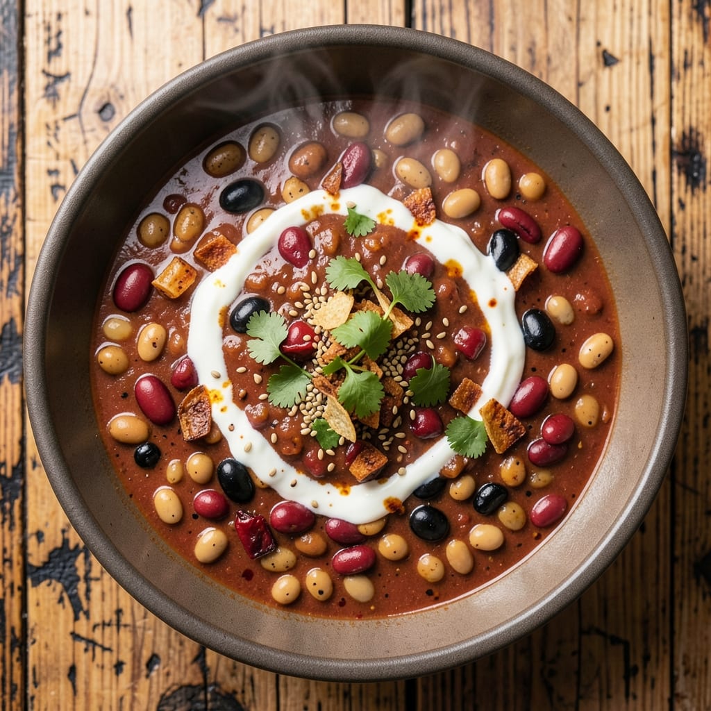 4 Bean Chili Recipe Slow Cooker: Hearty, Smoky Depth in One Pot