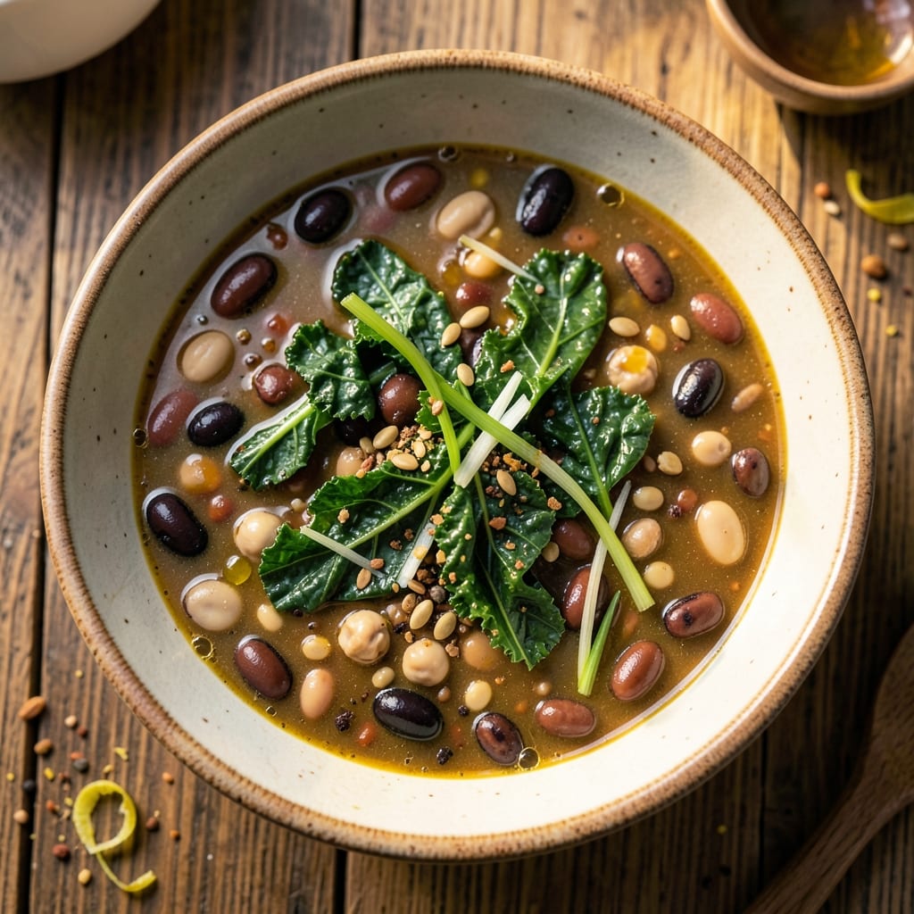 15 Bean Soup Recipe with Kale: Slow-Simmered Spice and Earthy Greens