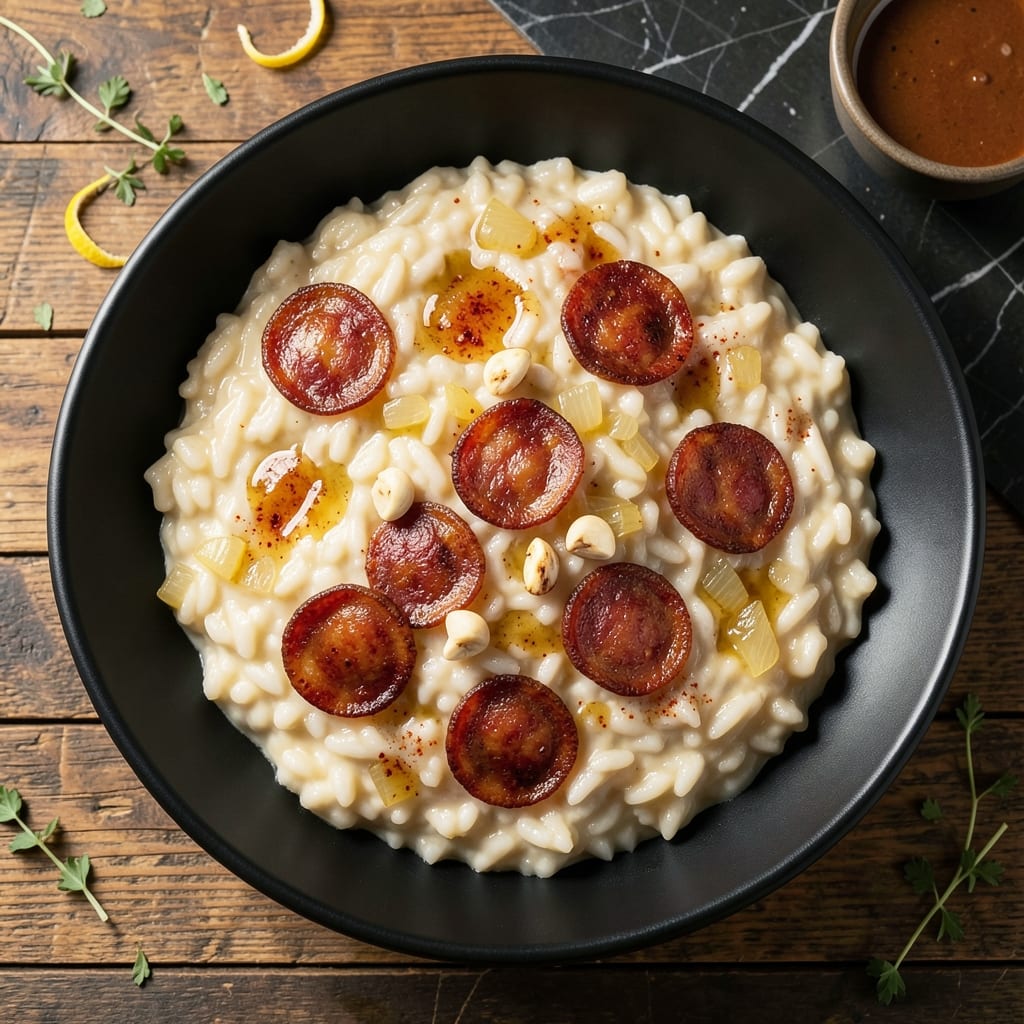 Chorizo Risotto Recipe: Spanish-Style Creamy Indulgence Chorizo Risotto Recipe: Spanish-Style Creamy Indulgence