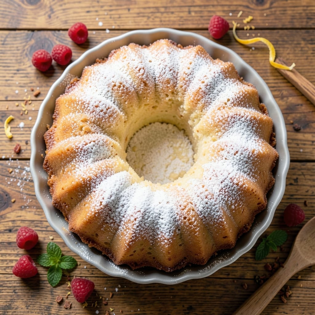 10-Inch Bundt Cake Recipe: Golden Crust and Vanilla Swirls in One Tin