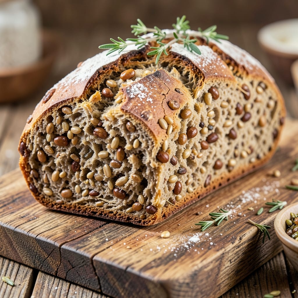 Twelve Grain Cereal Bread Recipe: Nutty Crunch and Hearty Texture