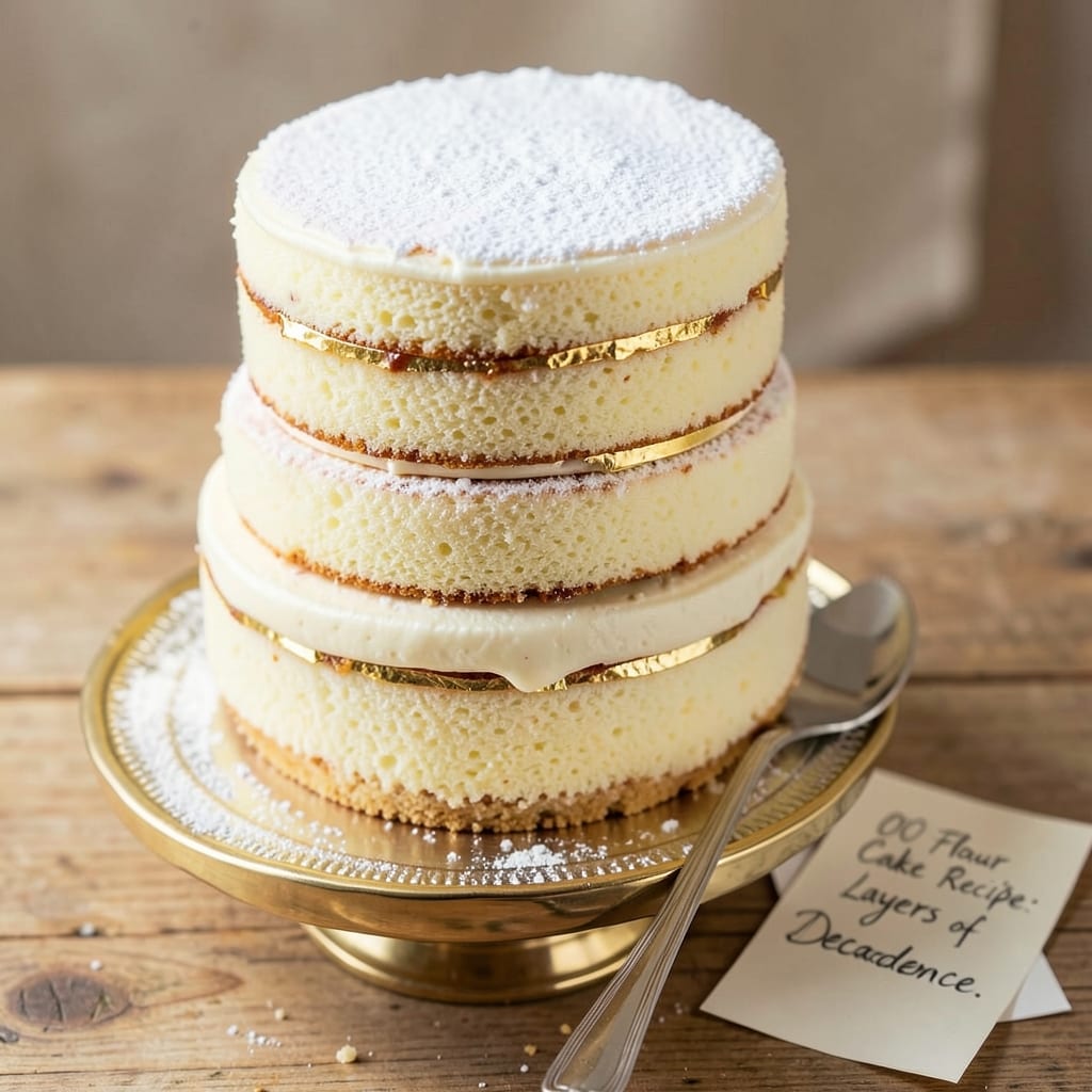 00 Flour Cake Recipe: Ultra-Moist Layers With Vanilla Frosting Rivers