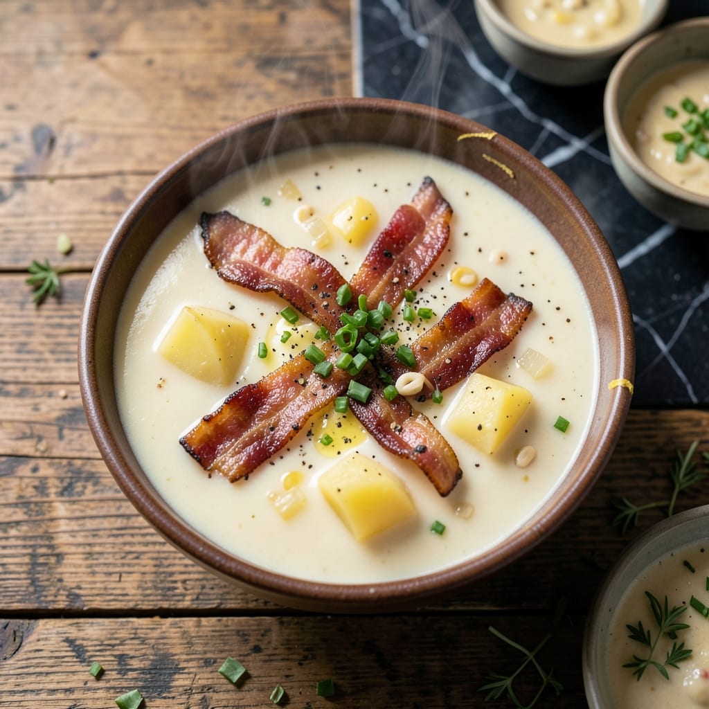 Tony Roma's Baked Potato Soup Recipe: Copycat Creamy Steakhouse Classic
