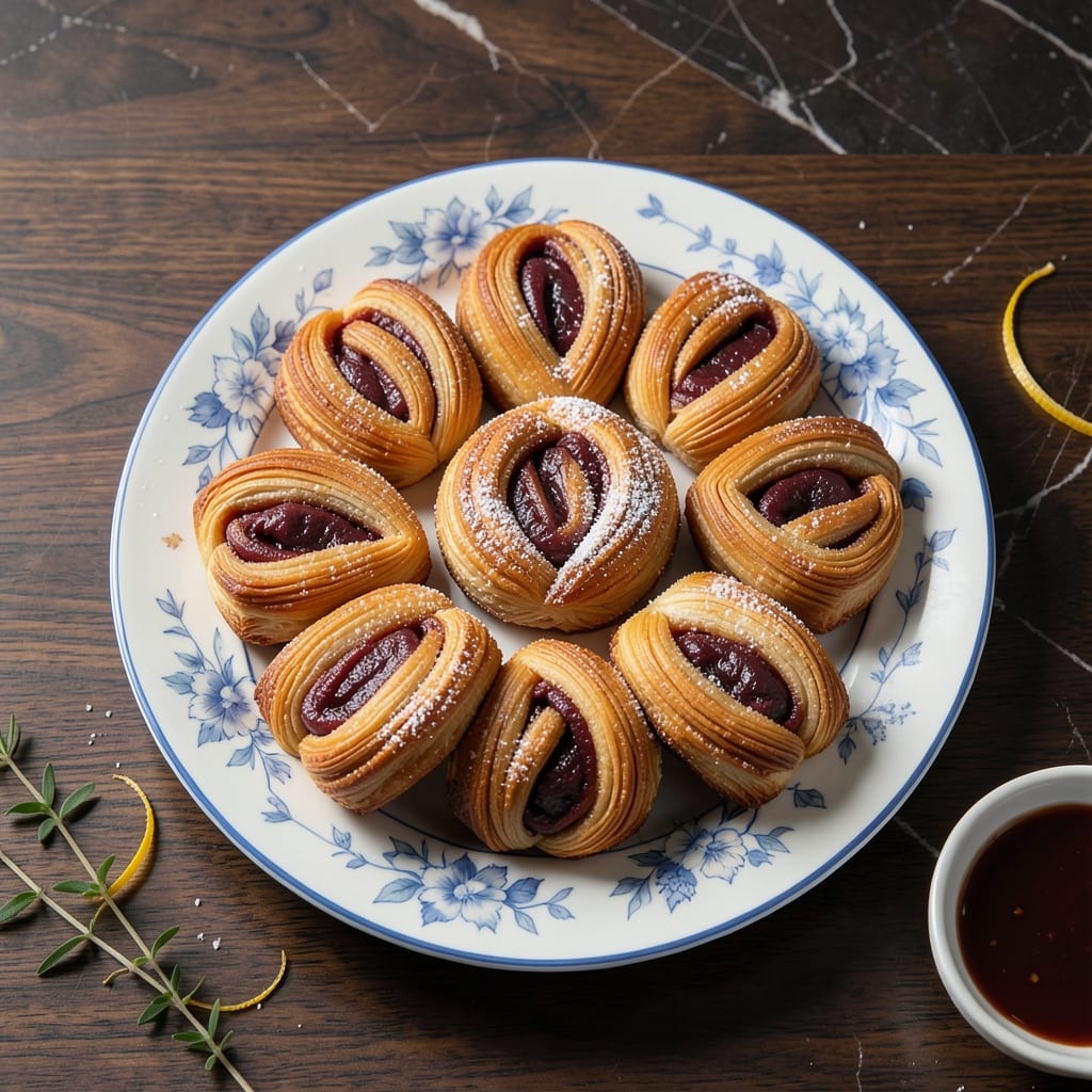 Chinese Pastry Recipe: Buttery Layers With Sweet Red Bean Filling