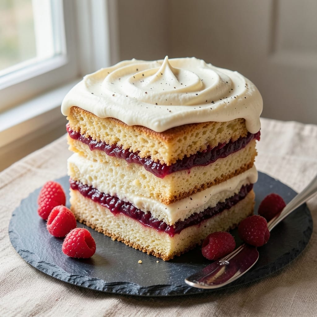 3 Egg Victoria Sponge Recipe: Lightest Layers With Jam and Buttercream Rivers