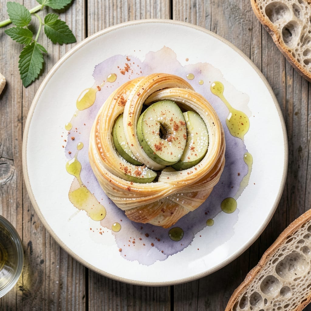 Traditional Apple Strudel Recipe With Puff Pastry: Flaky Layers of Spiced Apples
