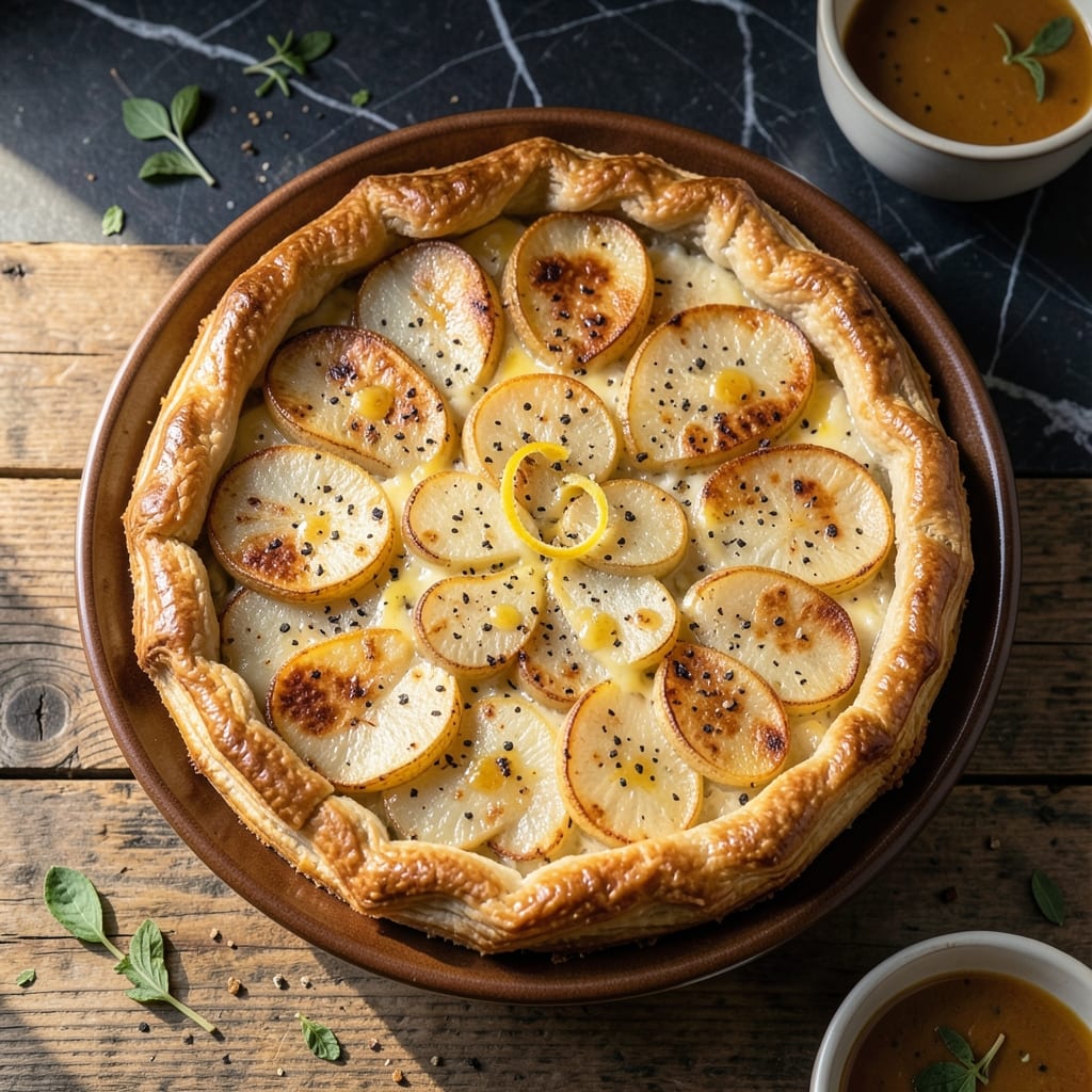 Sliced Potato Pie Recipe: Rustic Layers of Comfort