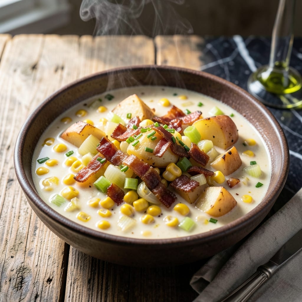 Old Mill Corn Chowder Recipe: Rustic Creaminess With Sweet Kernel Burst Old Mill Corn Chowder Recipe: Rustic Creaminess With Sweet Kernel Burst
