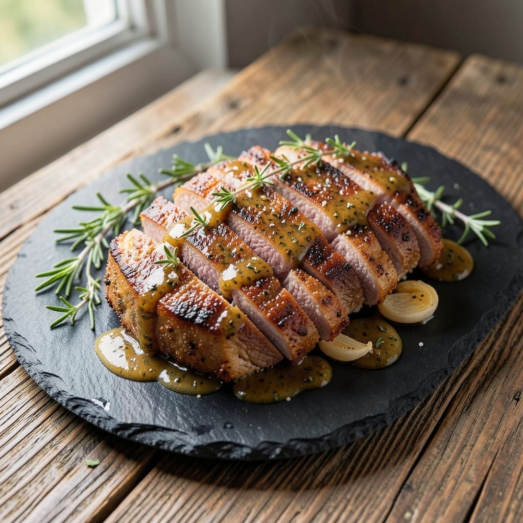 1 Pound Pork Loin Recipe: Herb-Crusted Roast With Juicy Center